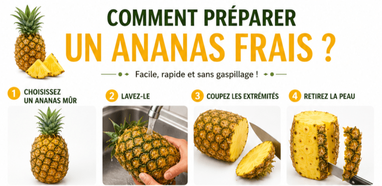 Comment préparer un ananas frais ?
