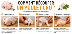 Comment découper un poulet cru (en vidéo) ?