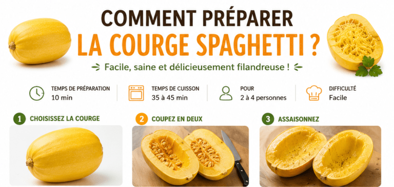 Comment préparer la courge spaghetti