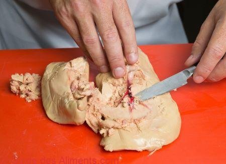 d&eacute;nerver un foie gras