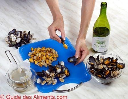 d&eacute;coquiller les moules