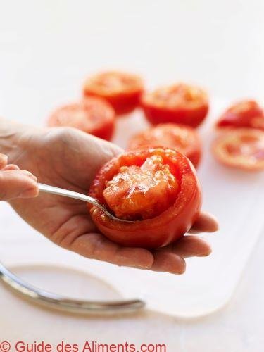 &Eacute;vider les tomates