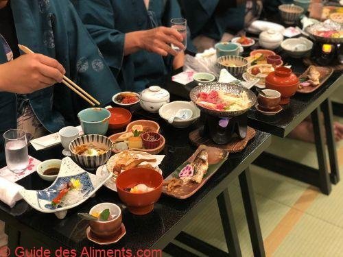 d&icirc;ne au restaurant japonais kaiseki
