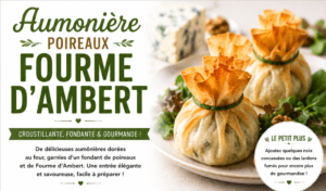Aumonière poireaux fourme d’Ambert