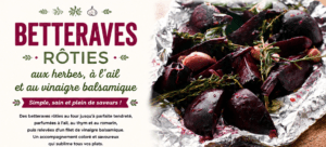 Betteraves rôties aux herbes, à l&rsquo;ail et au vinaigre balsamique