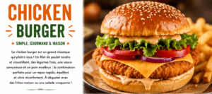 Chicken burger