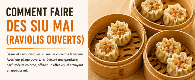 comment faire des siu mai intro