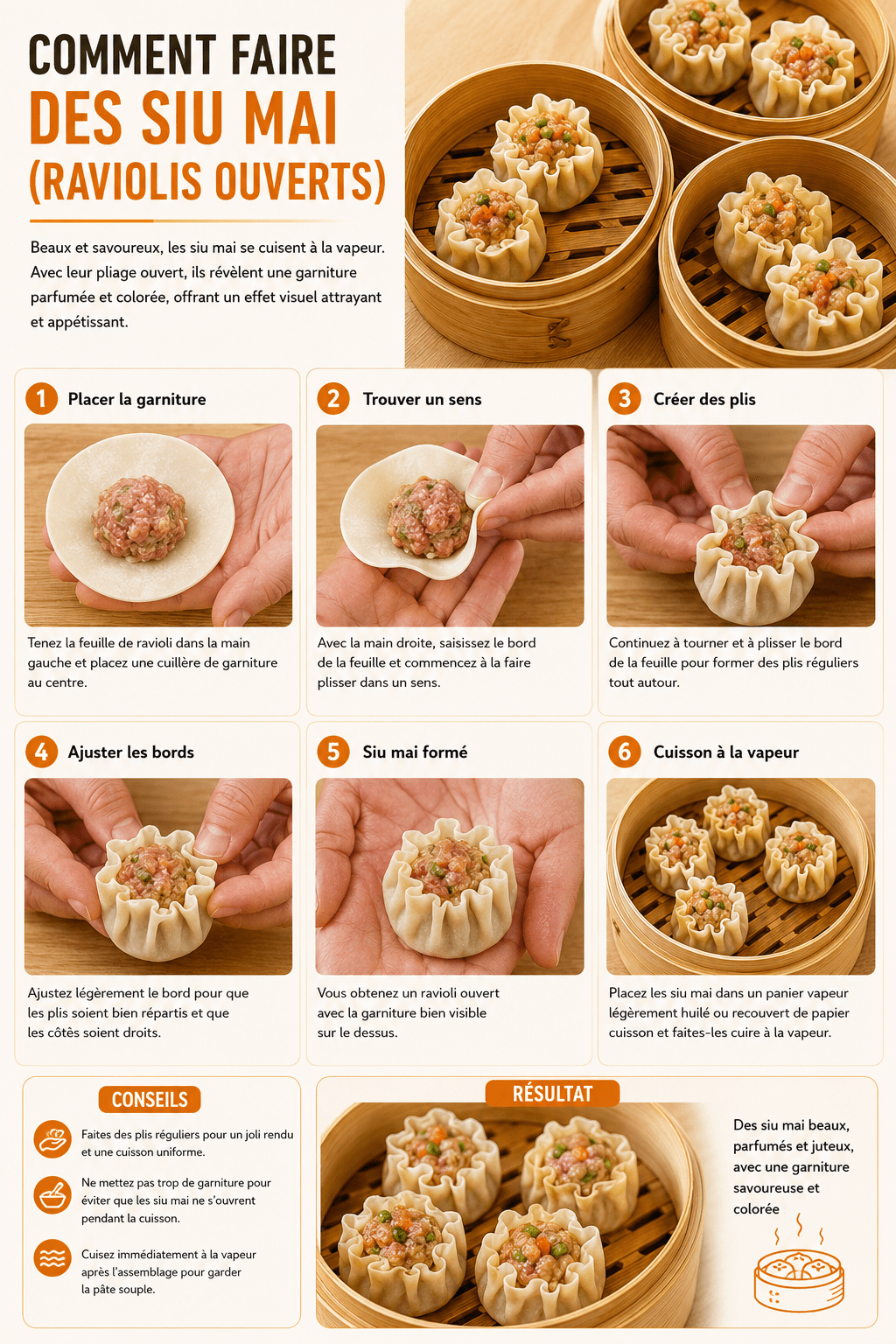 comment faire des siu mai