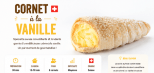 cornet à la vanille suisse intro