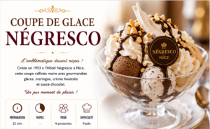 Coupe de glace Negresco