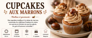 Cupcakes aux marrons