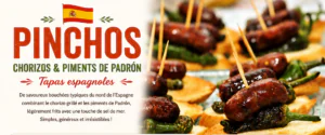 pinchos de chorizo et piment de padrón intro
