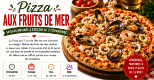Pizza aux fruits de mer