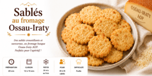 Sablés au fromage Ossau-Iraty
