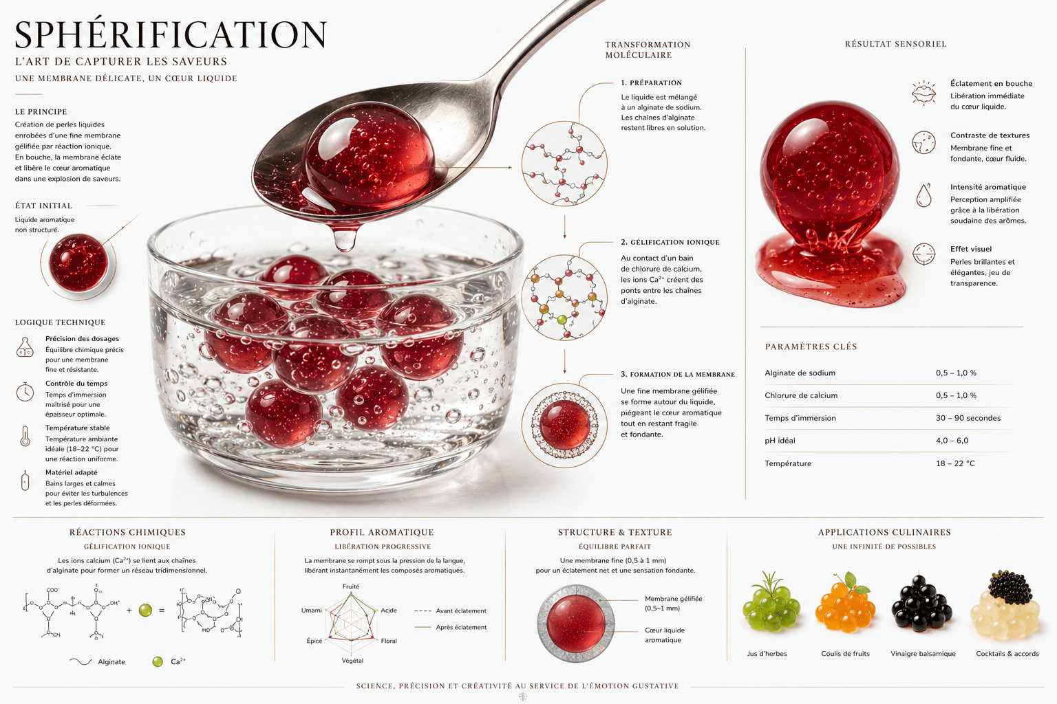science culinaire l'art de la sphérification