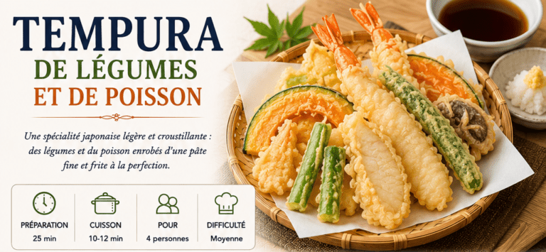 tempura de légumes et de poisson intro