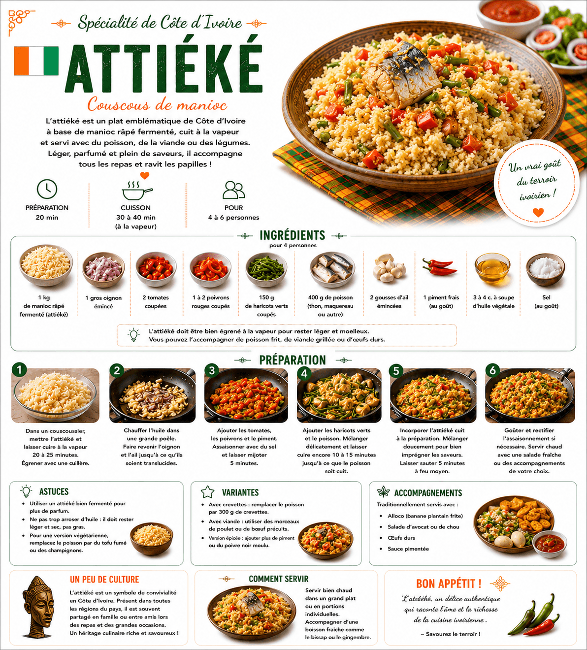 attiéké ivoirien
