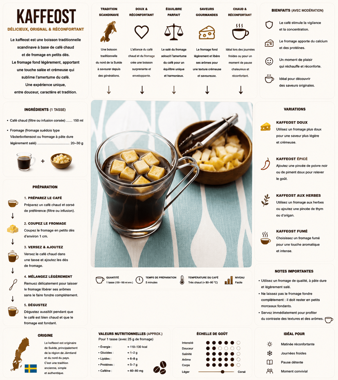 kaffeost scandinave