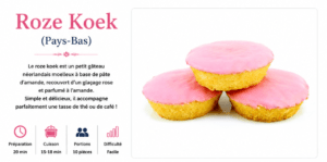 Roze koek