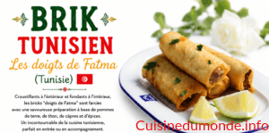 Brik tunisien Les doigts de Fatma
