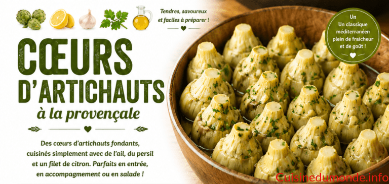 Cœurs d&rsquo;artichauts à la provençale