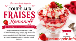 Coupe aux fraises Romanoff