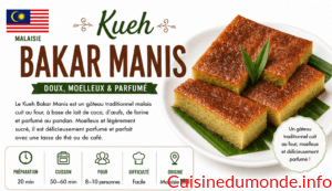 Kueh bakar manis