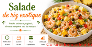 Salade de riz exotique