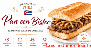 Sandwich pan con bistec