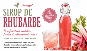 Sirop de rhubarbe