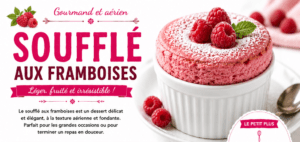 Soufflé aux framboises