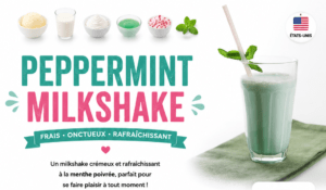 Peppermint milkshake