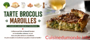 Tarte brocolis maroilles