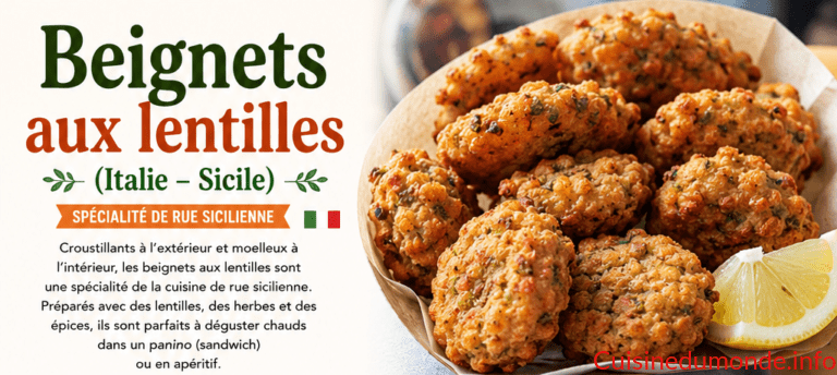 Beignets de lentilles siciliens