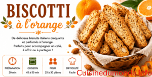 Biscotti à l&rsquo;orange