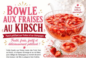 Bowle aux fraises au kirsch