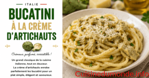 Bucatini à la crème d&rsquo;artichauts