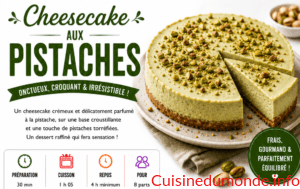 Cheesecake à la pistache