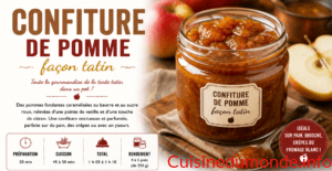 Confiture de pomme façon tatin
