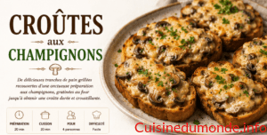 Croûtes aux champignons