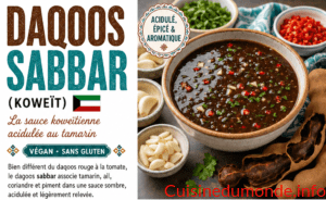 Daqoos sabbar – sauce koweïtienne au tamarin