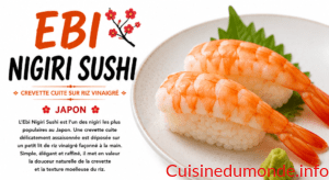 Ebi nigiri sushi