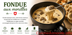Fondue aux morilles