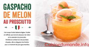 Gaspacho de melon au prosciutto