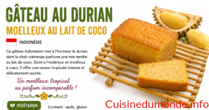 Gâteau au durian