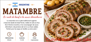 Matambre argentin à la sauce chimichurri