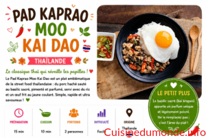 Pad Kaprao Moo Kai Dao