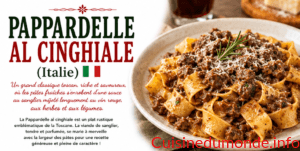 Pappardelle al cinghiale