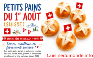 Petits pains suisses du 1er Août
