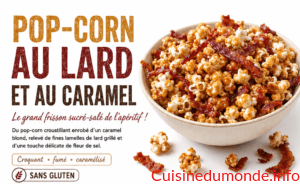 Pop-corn au lard et au caramel
